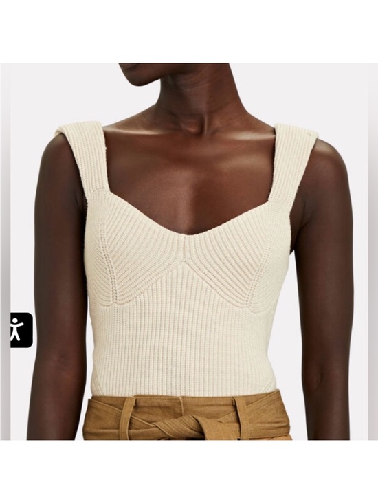 STAUD Tops - STAUD Kira Knit Bustier Top